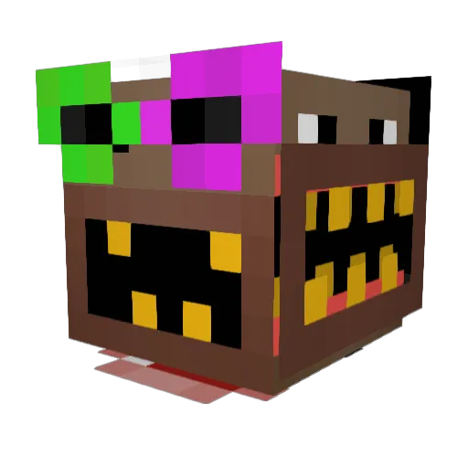 coluichenonguard Minecraft avatar head, 3D render