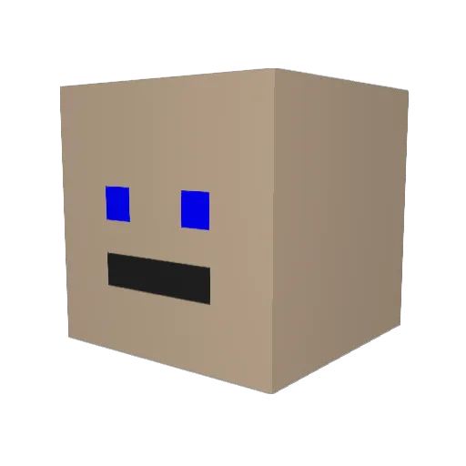 coma7606 Minecraft avatar head, 3D render