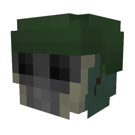 comacinema19 Minecraft avatar head, 3D render