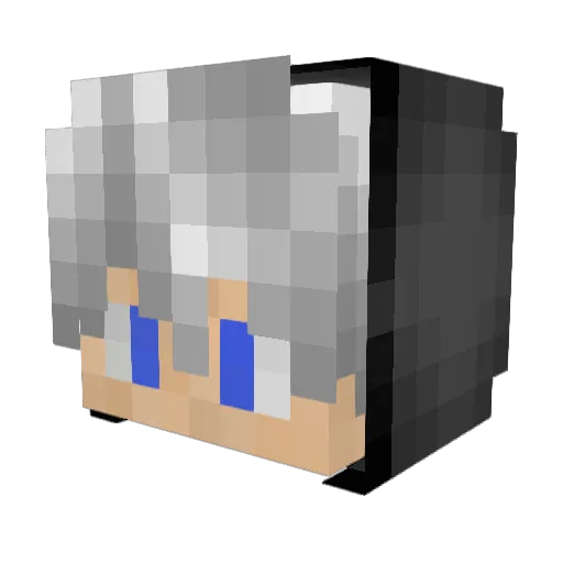 comak Minecraft avatar head, 3D render