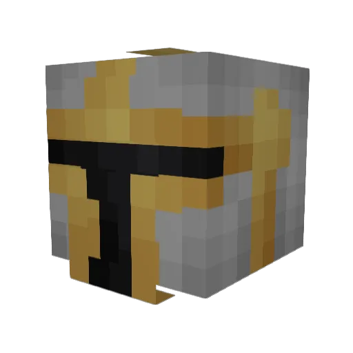 comanderslides Minecraft avatar head, 3D render