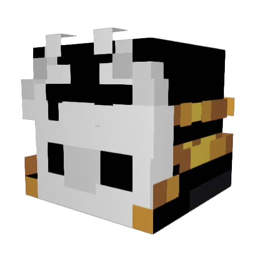 combien Minecraft avatar head, 3D render