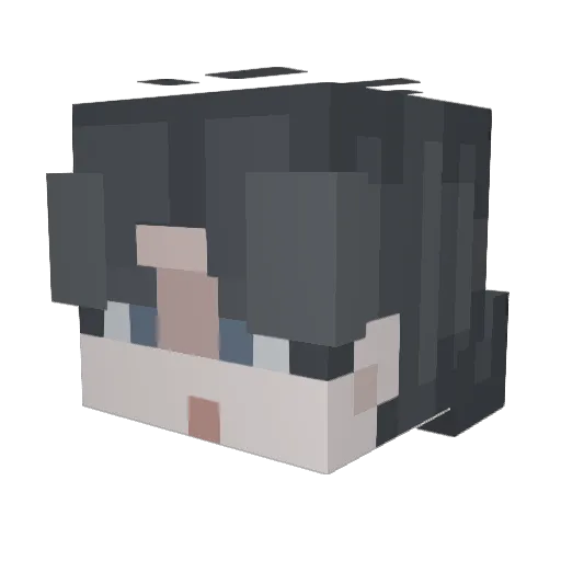comboball Minecraft avatar head, 3D render