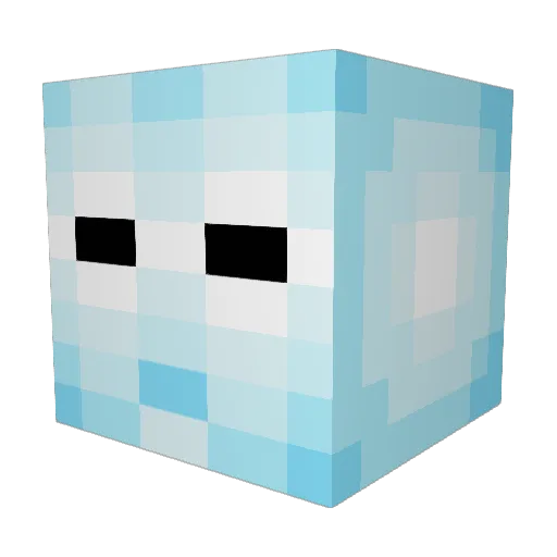 comfortablecolor Minecraft avatar head, 3D render