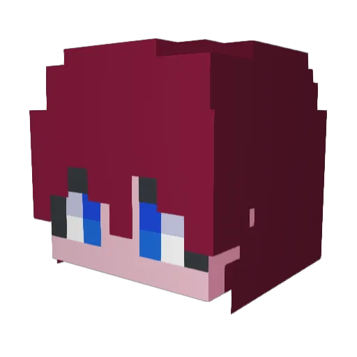 comic121212 Minecraft avatar head, 3D render