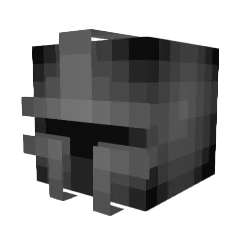 comikboy Minecraft avatar head, 3D render