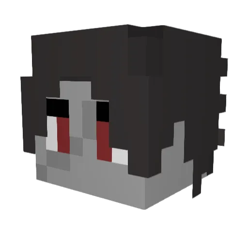 comma1031 Minecraft avatar head, 3D render