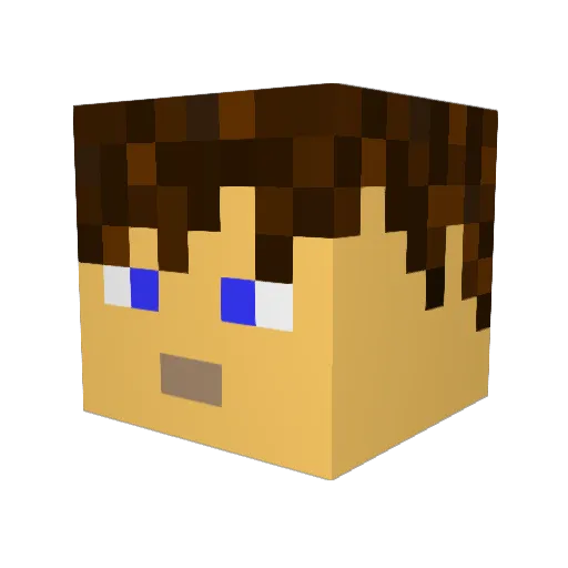 commander6103 Minecraft avatar head, 3D render