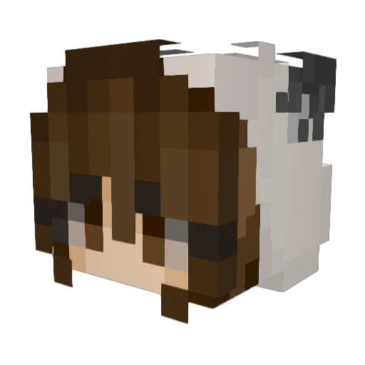 commander_EI Minecraft avatar head, 3D render