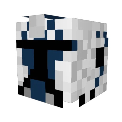 commander_rexer Minecraft avatar head, 3D render