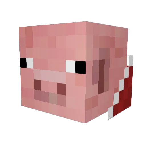 commanderpiggy73 Minecraft avatar head, 3D render