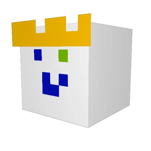 commandgood Minecraft avatar head, 3D render