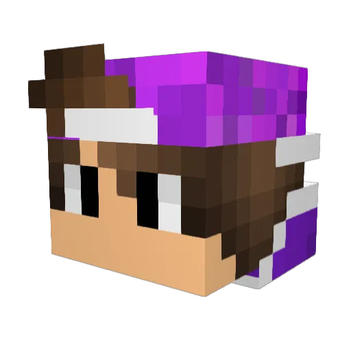 commando44 Minecraft avatar head, 3D render