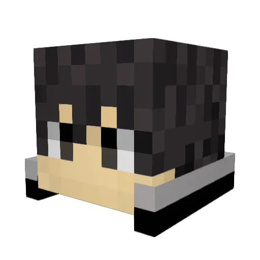 commando597 Minecraft avatar head, 3D render