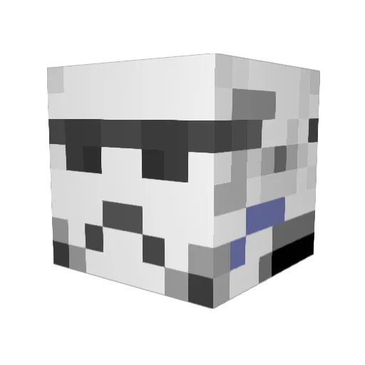 commando917 Minecraft avatar head, 3D render