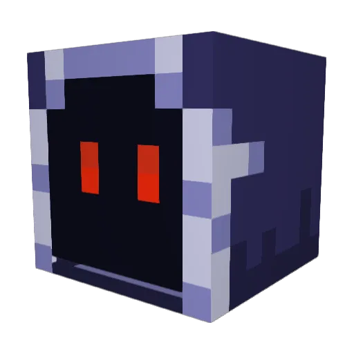 commerdore Minecraft avatar head, 3D render