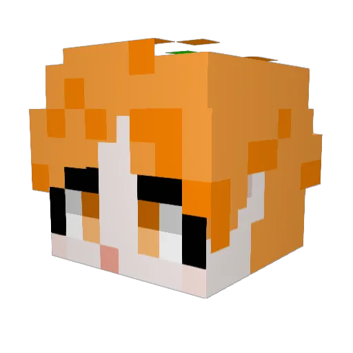commmand2006 Minecraft avatar head, 3D render