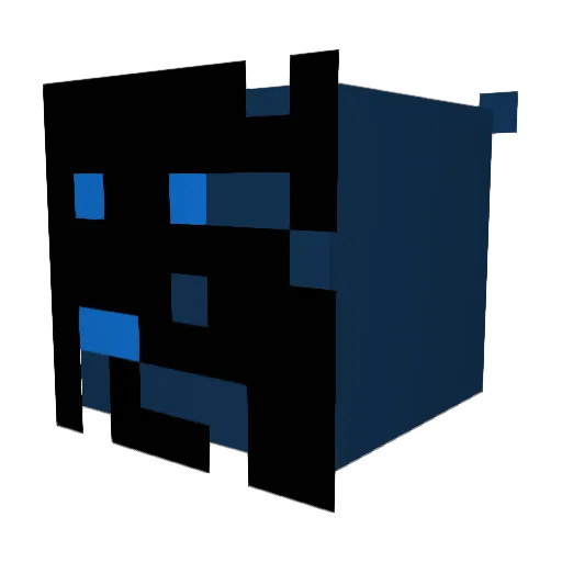 commmonnn Minecraft avatar head, 3D render