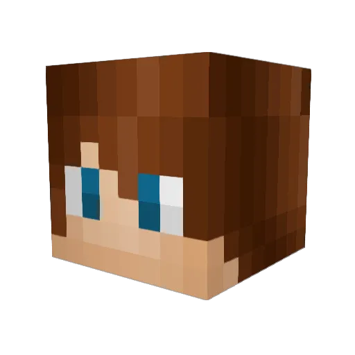comodor78 Minecraft avatar head, 3D render