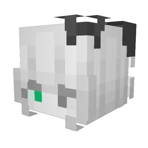 comongsun Minecraft avatar head, 3D render