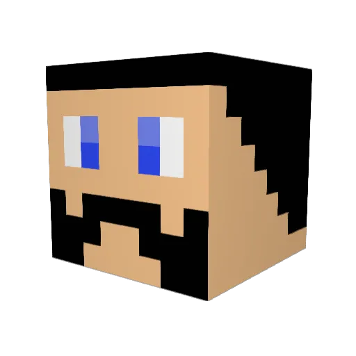 comrade_cosmo Minecraft avatar head, 3D render