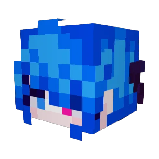 comradetelly Minecraft avatar head, 3D render