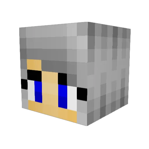 con_jalo2708 Minecraft avatar head, 3D render