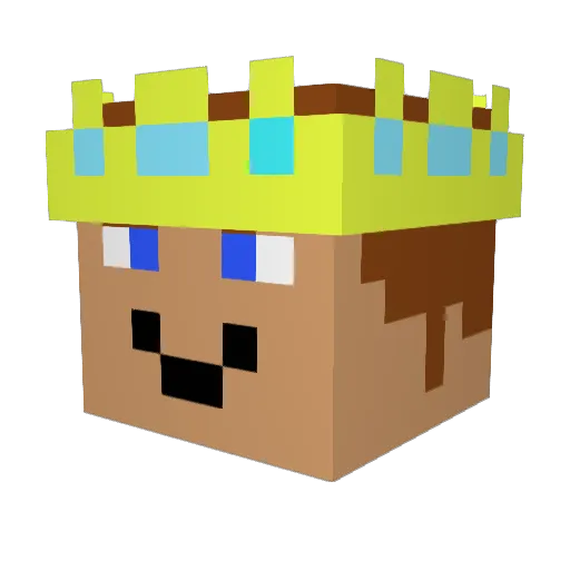 con_man457 Minecraft avatar head, 3D render