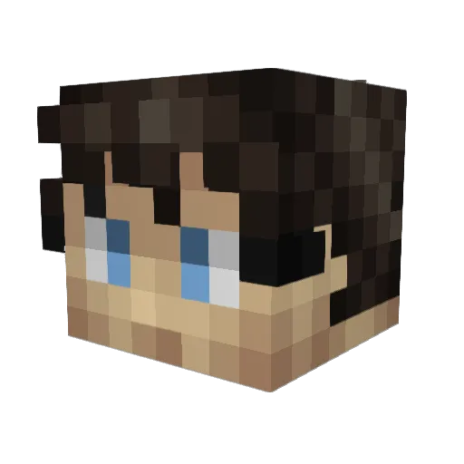 conancom2002 Minecraft avatar head, 3D render