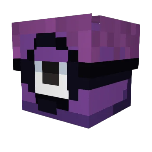 conceps Minecraft avatar head, 3D render