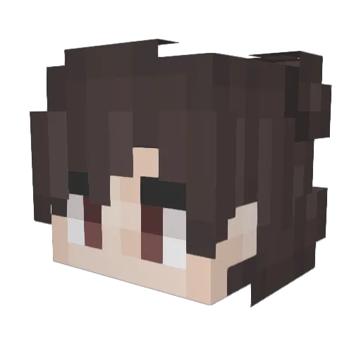 concernedegg Minecraft avatar head, 3D render