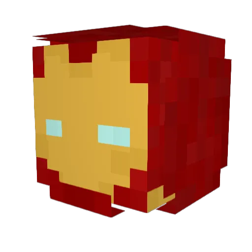 concikkk Minecraft avatar head, 3D render