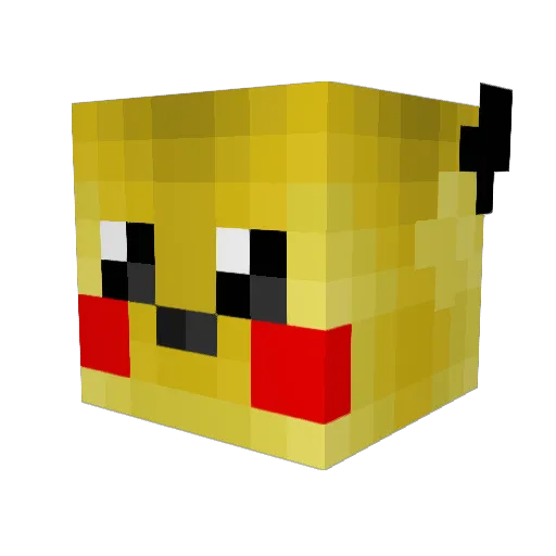 conco1 Minecraft avatar head, 3D render
