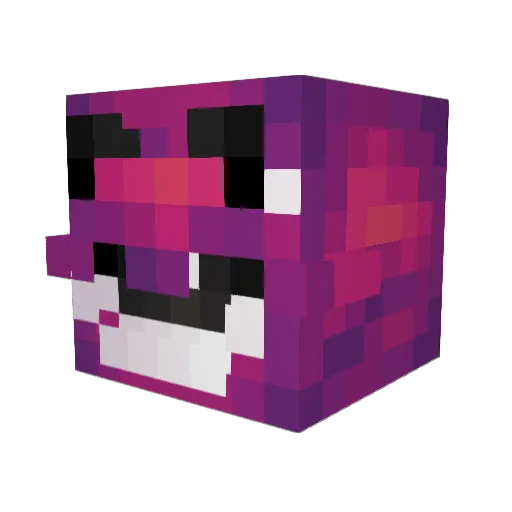 concrete_lover Minecraft avatar head, 3D render