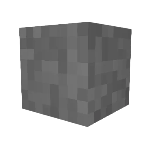 concretedevourer Minecraft avatar head, 3D render