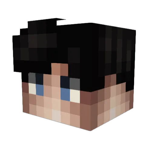 conduit_power Minecraft avatar head, 3D render