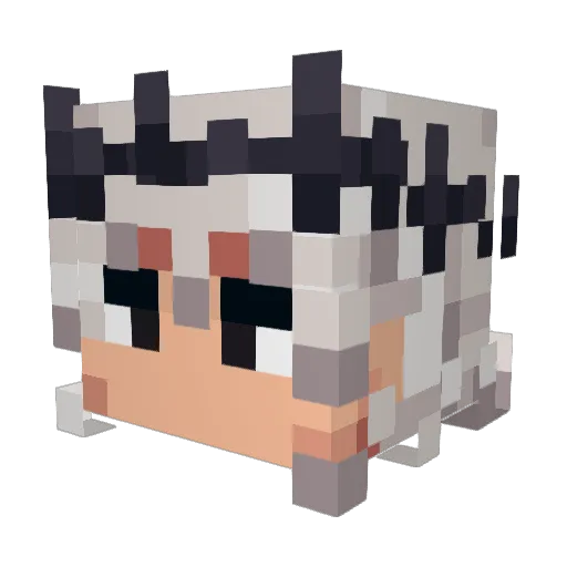 conemex Minecraft avatar head, 3D render