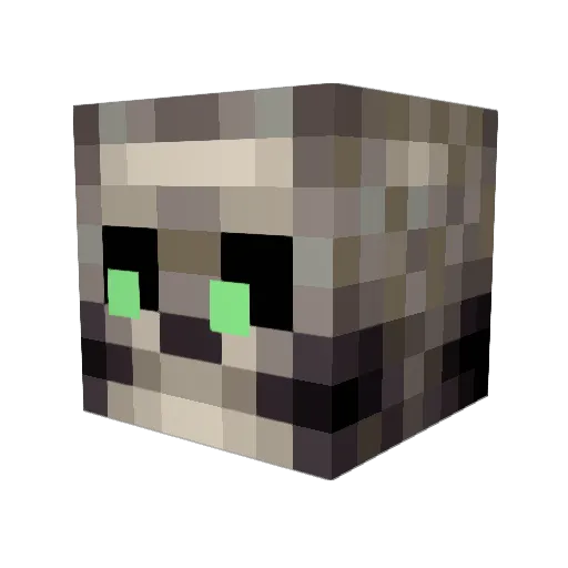 cones4life Minecraft avatar head, 3D render