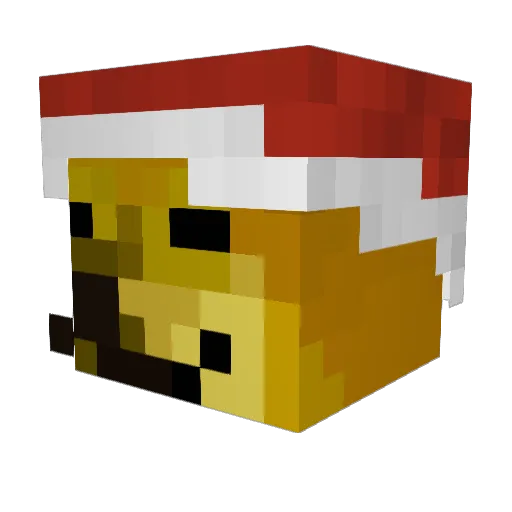 confinedash Minecraft avatar head, 3D render