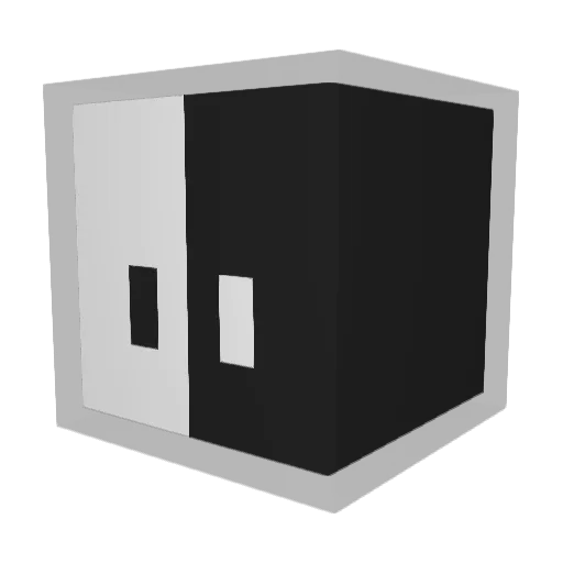 conflaz Minecraft avatar head, 3D render