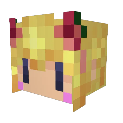 confx41 Minecraft avatar head, 3D render