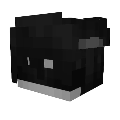 confyxi Minecraft avatar head, 3D render