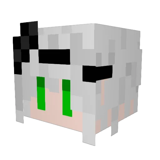 cong233 Minecraft avatar head, 3D render