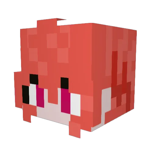 congyero Minecraft avatar head, 3D render