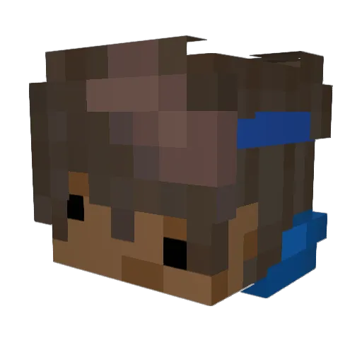 coniscool Minecraft avatar head, 3D render
