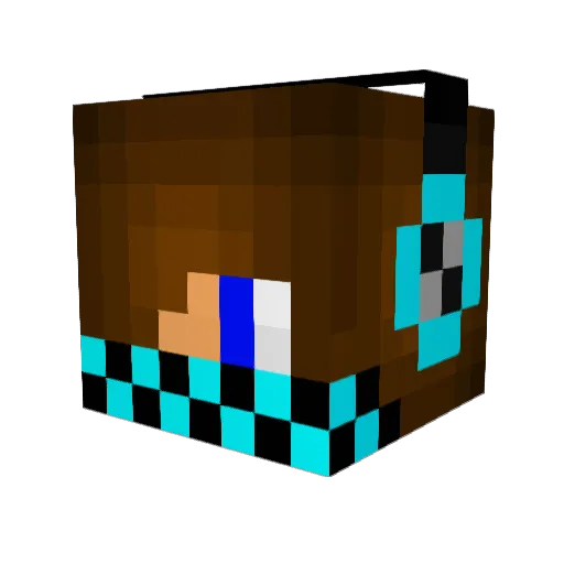 conman6251 Minecraft avatar head, 3D render