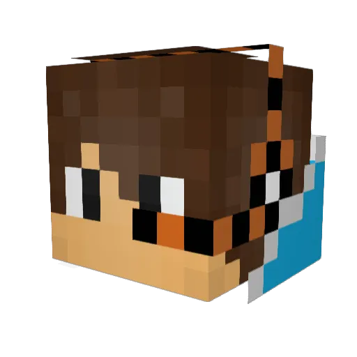 connercheney Minecraft avatar head, 3D render