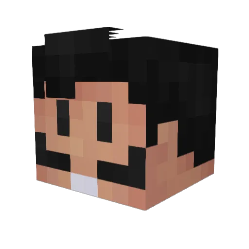connerpeoples Minecraft avatar head, 3D render