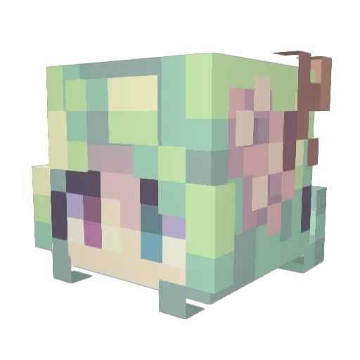 conniestellation Minecraft avatar head, 3D render