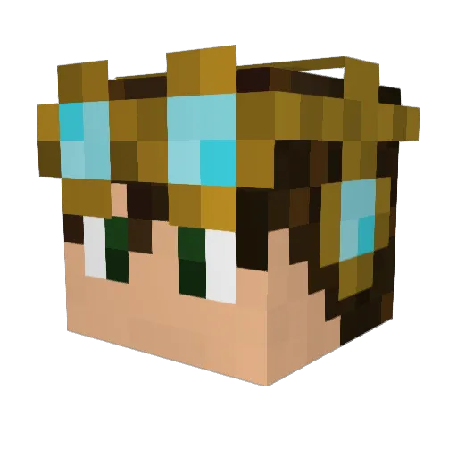 conningman700 Minecraft avatar head, 3D render
